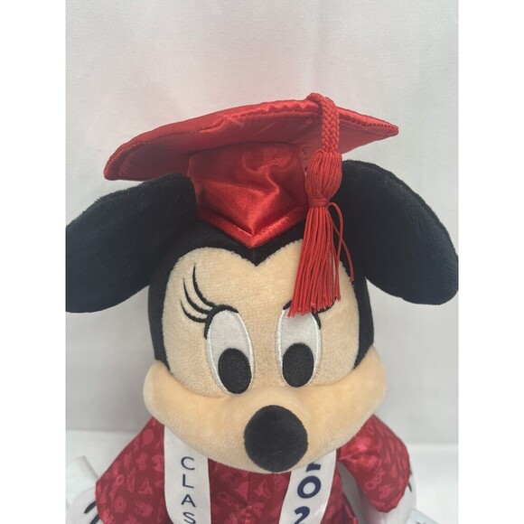 Disney Parks Minnie Mouse Graduation Class 2020 Plush Stuffed Animal New w Tag - Picture 3 of 16